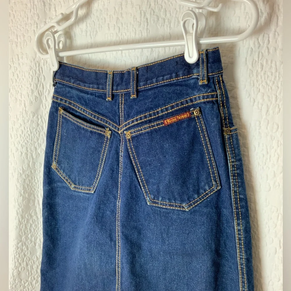 Bonjour vintage jean skirt size 9/10 - Picture 4 of 5